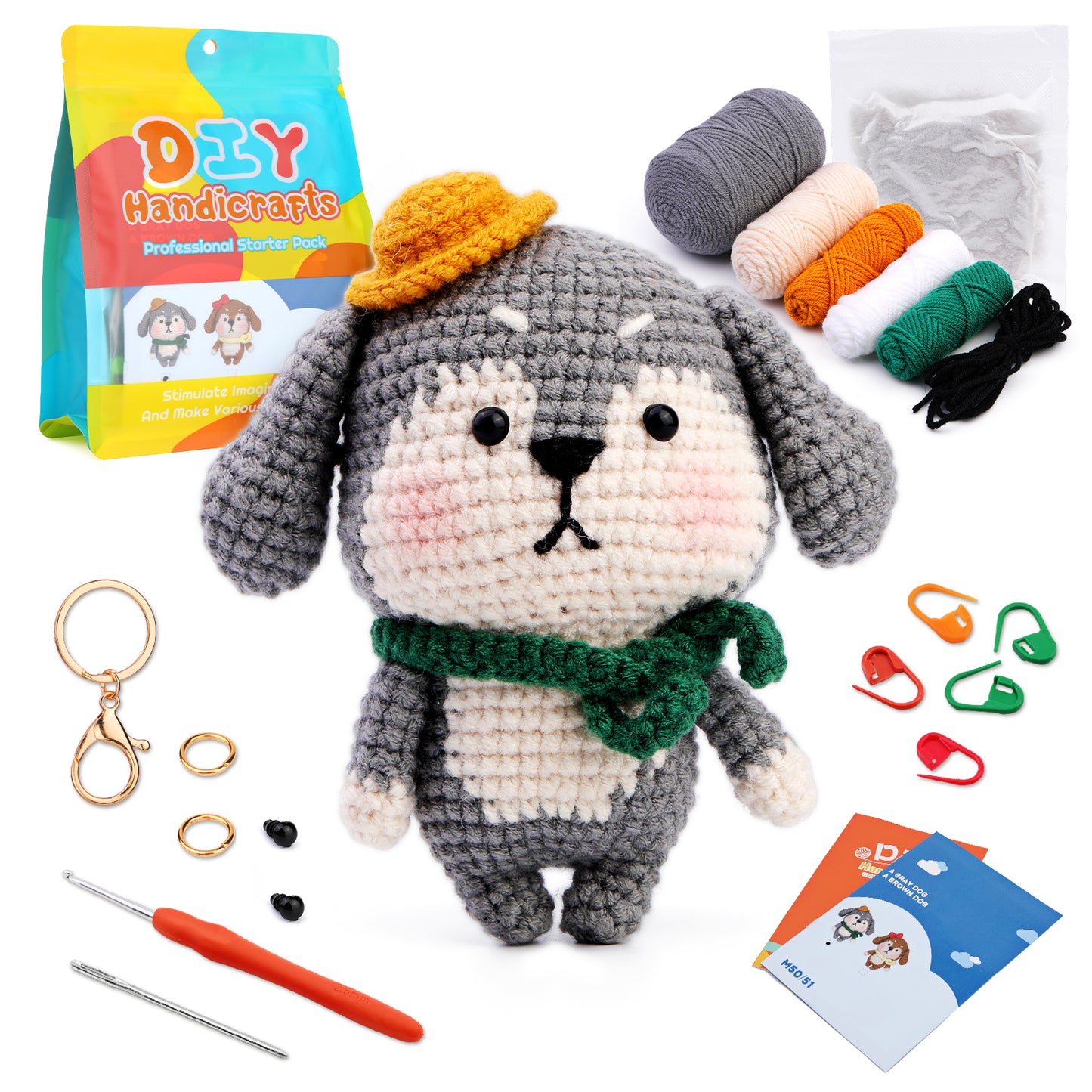 Mr. & Mrs. Dog Crochet Kit