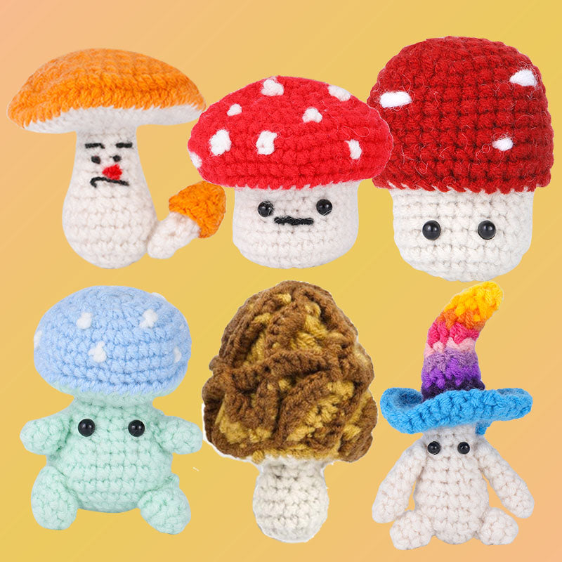 Mushroom Crochet Kit Bundles