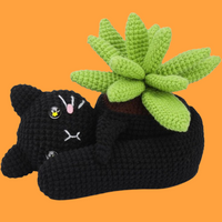 Cat Plant Crochet Kit