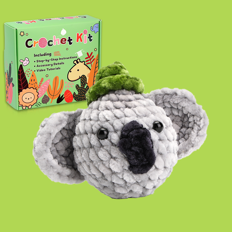 Animal Chenille Crochet Kit