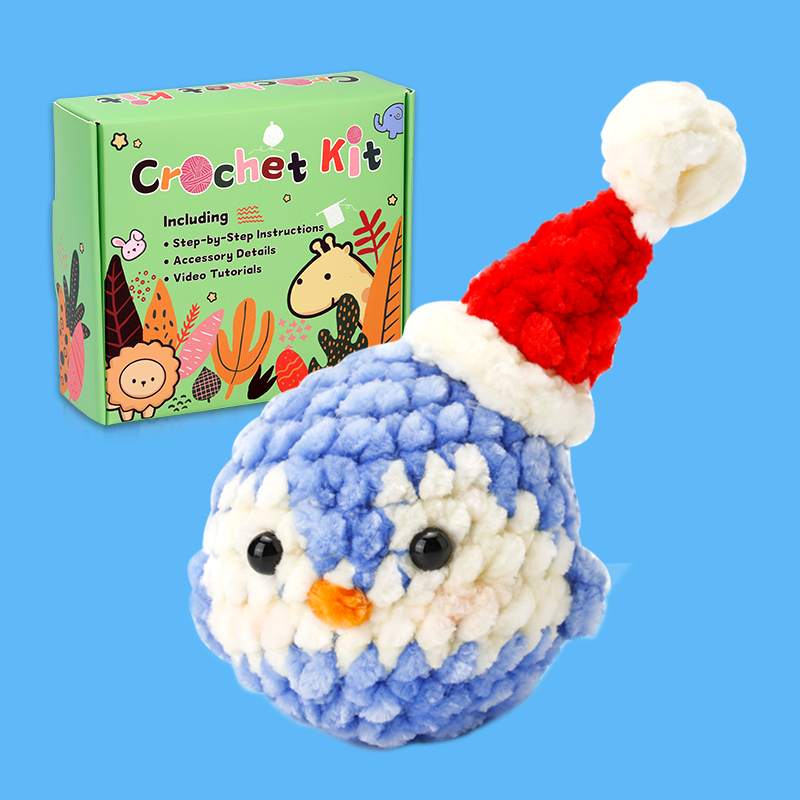 Animal Chenille Crochet Kit