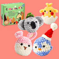 Animal Chenille Crochet Kit