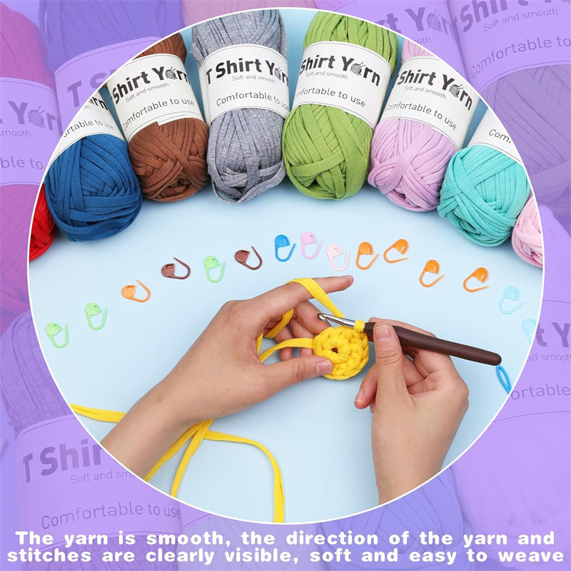 3.5Oz Easy Yarn for Crocheting Beginners - 3