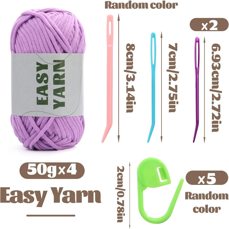 200g Beginner Yarn for Crocheting - 2