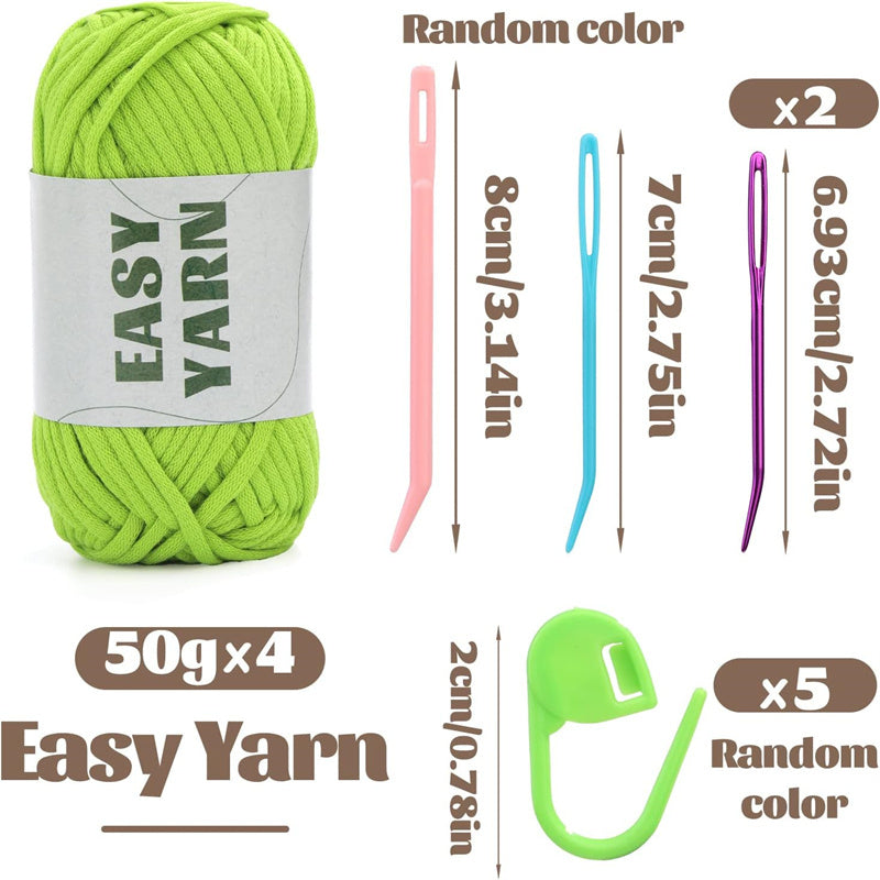 200g Beginner Yarn for Crocheting - 4