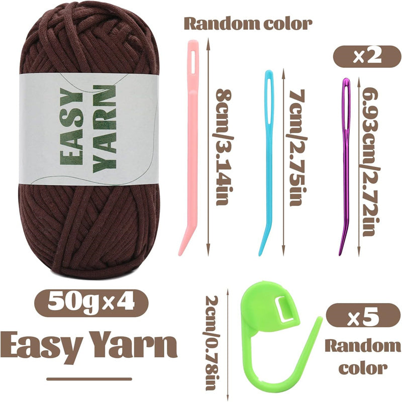 200g Beginner Yarn for Crocheting - 3