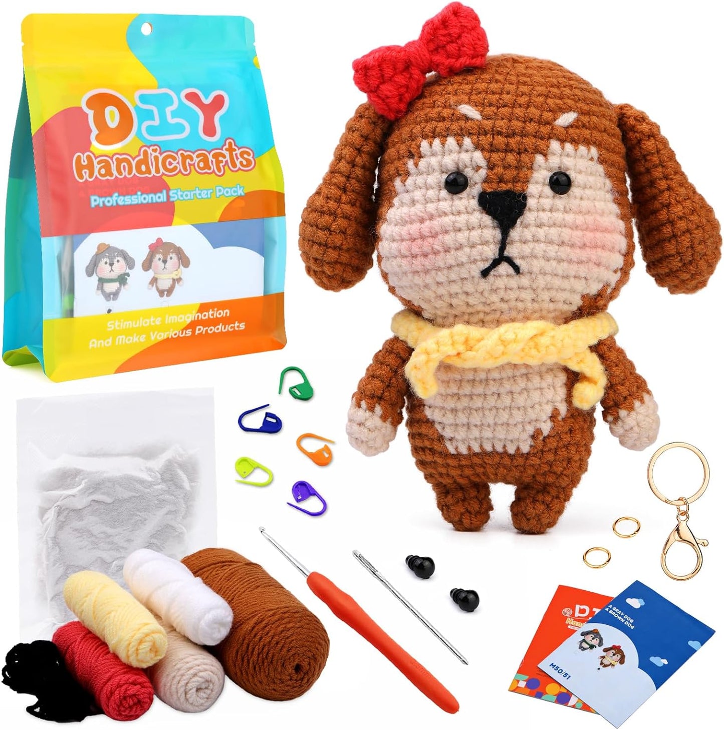 Mr. & Mrs. Dog Crochet Kit