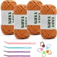 200g Beginner Yarn for Crocheting - 2