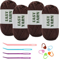 200g Beginner Yarn for Crocheting - 3