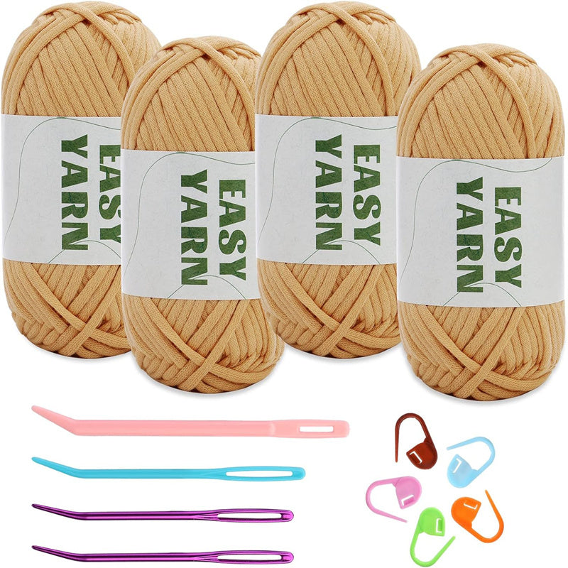 200g Beginner Yarn for Crocheting - 4