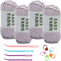 200g Beginner Yarn for Crocheting - 2