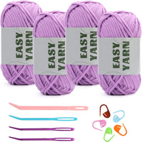 200g Beginner Yarn for Crocheting - 2