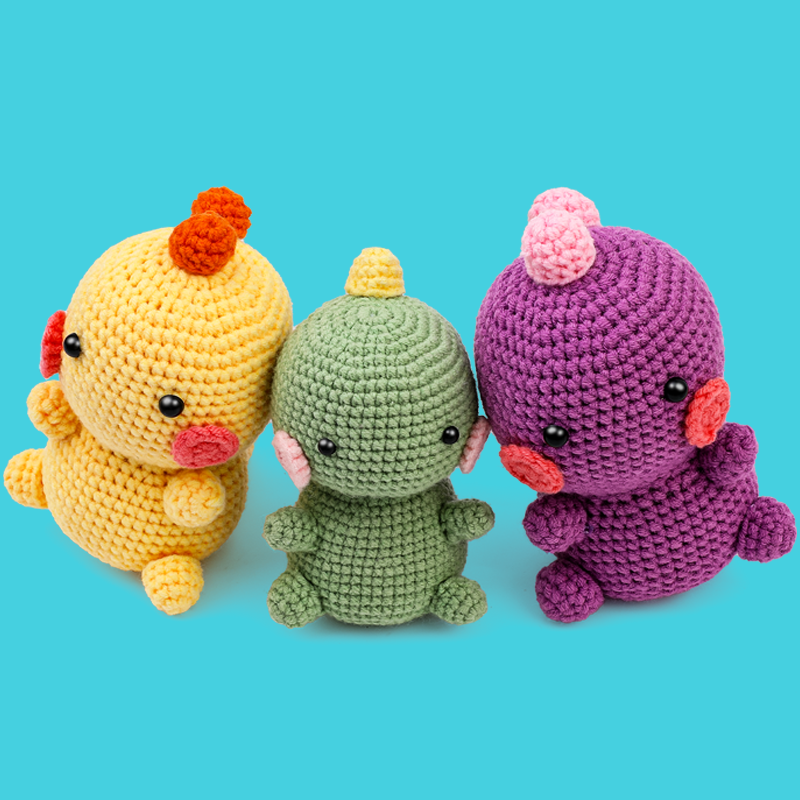 Dinosaurs Crochet Kits Bundles