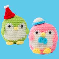 Penguin Couple Crochet Kits Bundles