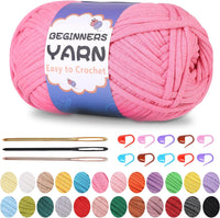 200g Easy Yarn, Beginner Yarn for Crocheting -4